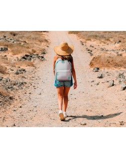 Mochila antartik basic pack con bolsillo para portatil gris 20 l 300x160x420 mm