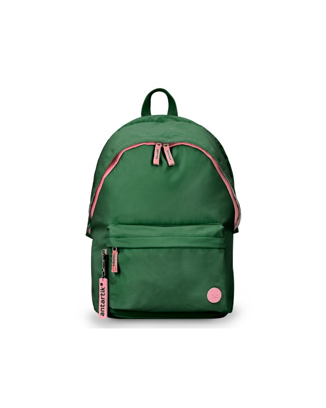 Mochila antartik basic pack con bolsillo para portatil verde 20 l 300x160x420 mm