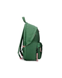 Mochila antartik basic pack con bolsillo para portatil verde 20 l 300x160x420 mm