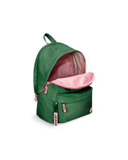 Mochila antartik basic pack con bolsillo para portatil verde 20 l 300x160x420 mm