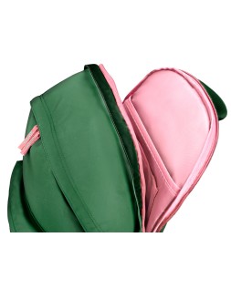 Mochila antartik basic pack con bolsillo para portatil verde 20 l 300x160x420 mm