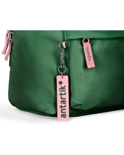 Mochila antartik basic pack con bolsillo para portatil verde 20 l 300x160x420 mm