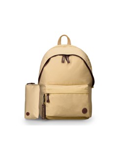 Mochila antartik basic pack con bolsillo para portatil beige 20 l 300x160x420 mm
