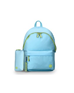 Mochila antartik basic pack con bolsillo para portatil turquesa 20 l 300x160x420 mm