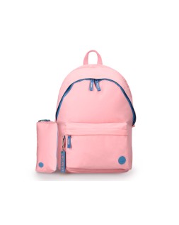 Mochila antartik basic pack con bolsillo para portatil rosa 20 l 300x160x420 mm