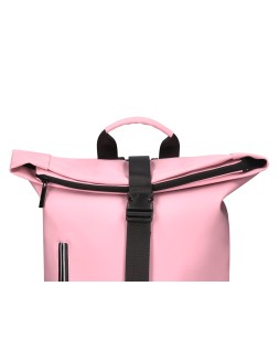 Mochila antartik roll pack waterproof enrollable gran capacidad rosa 480x130x280 mm