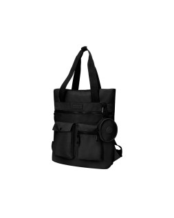 Mochila antartik bolso flip bag con acolchado para portatil 15" color negro 400x120x390 mm