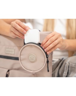 Mochila antartik bolso flip bag con acolchado para portatil 15" beige 400x120x390 mm