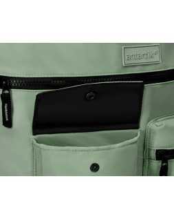 Mochila antartik bolso flip bag con acolchado para portatil 15" verde 400x120x390 mm
