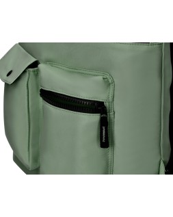 Mochila antartik bolso flip bag con acolchado para portatil 15" verde 400x120x390 mm