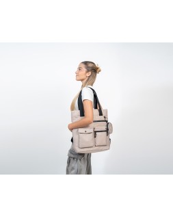 Mochila antartik bolso flip bag con acolchado para portatil 15" verde 400x120x390 mm