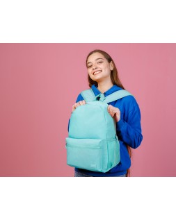 Mochila liderpapel core con compartimento lateral elastico turquesa 15 l 400x125x300 mm