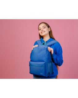 Mochila liderpapel core con compartimento lateral elastico azul marino 15 l 400x125x300 mm