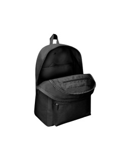 Mochila liderpapel core con compartimento lateral elastico negro 15 l 400x125x300 mm
