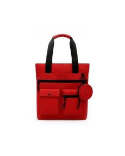 Mochila antartik bolso flip bag con acolchado para portatil 15" burdeos 400x120x390 mm