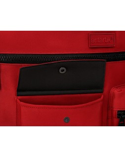 Mochila antartik bolso flip bag con acolchado para portatil 15" burdeos 400x120x390 mm