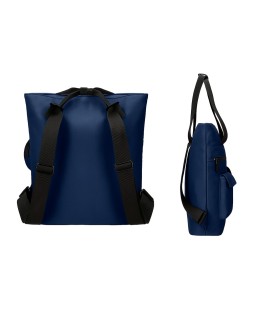 Mochila antartik bolso flip bag con acolchado para portatil 15" azul marino 400x120x390 mm