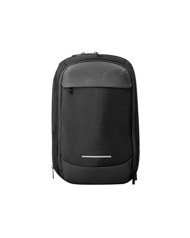 Mochila antartik slim con bols illo para portatil con tres compartimentos 45x15x33cm color negro