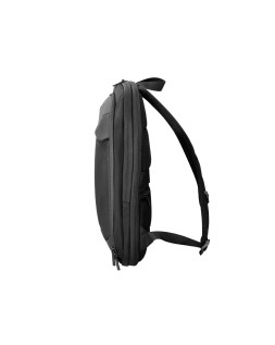 Mochila antartik slim con bols illo para portatil con tres compartimentos 45x15x33cm color negro