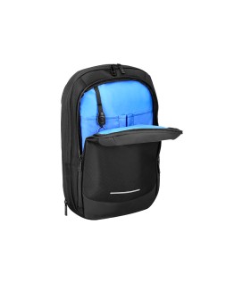 Mochila antartik slim con bols illo para portatil con tres compartimentos 45x15x33cm color negro