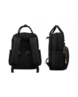 Mochila antartik nova 4 compartimentos color negro 410x180x320 mm