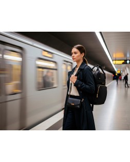 Mochila antartik nova 4 compartimentos color negro 410x180x320 mm