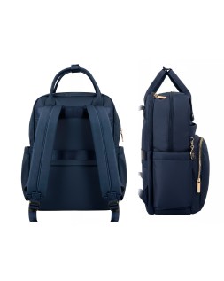 Mochila antartik nova 4 compartimentos color azul marino 410x180x320 mm