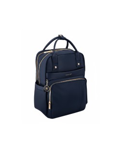 Mochila antartik nova 4 compartimentos color azul marino 410x180x320 mm