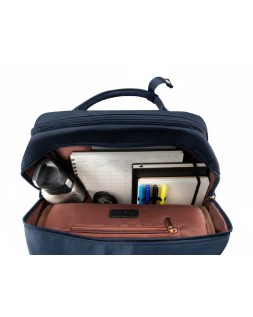 Mochila antartik nova 4 compartimentos color azul marino 410x180x320 mm