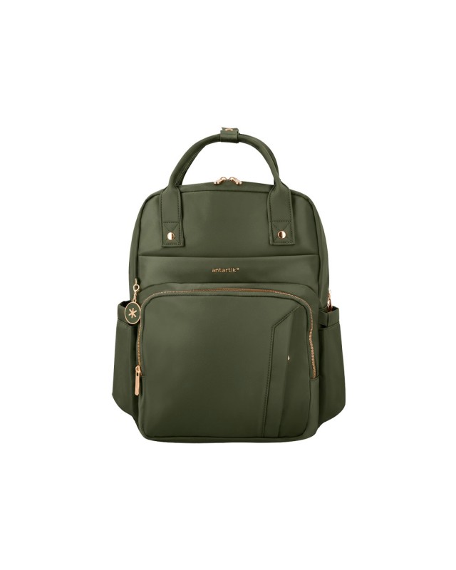 Mochila antartik nova 4 compartimentos color verde oliva 410x180x320 mm