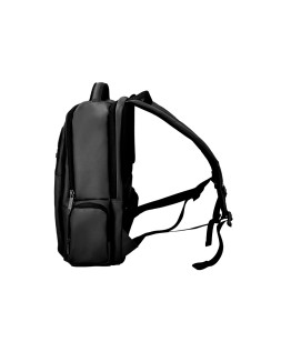 Mochila antartik volt 5 compartimentos color negro interior rojo 450x180x330 mm