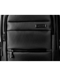 Mochila antartik volt 5 compartimentos color negro interior rojo 450x180x330 mm