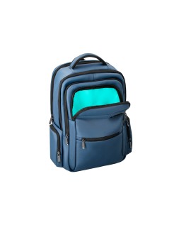 Mochila antartik volt 5 compartimentos color azul marino interior turquesa 450x180x330 mm
