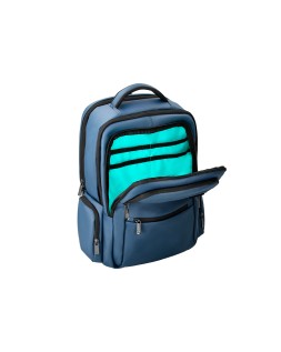 Mochila antartik volt 5 compartimentos color azul marino interior turquesa 450x180x330 mm