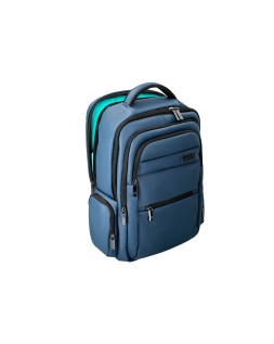 Mochila antartik volt 5 compartimentos color azul marino interior turquesa 450x180x330 mm