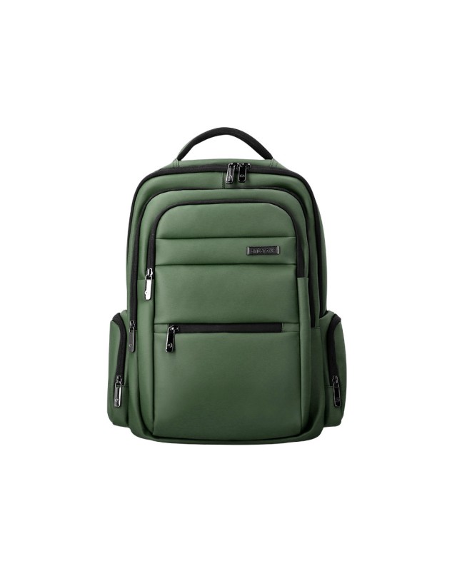 Mochila antartik volt 5 compartimentos color verde militar interior naranja 450x180x330 mm
