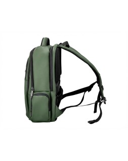 Mochila antartik volt 5 compartimentos color verde militar interior naranja 450x180x330 mm