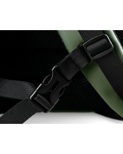 Mochila antartik volt 5 compartimentos color verde militar interior naranja 450x180x330 mm