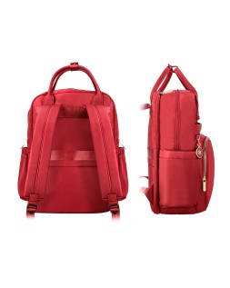 Mochila antartik nova 4 compartimentos color rojo vino 410x180x320 mm