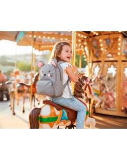 Mochila infantil imaginovo backpack buddies raton dos compartimentos poliester 280x90x200 mm