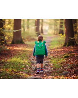 Mochila infantil imaginovo backpack buddies rana dos compartimentos poliester 280x90x200 mm