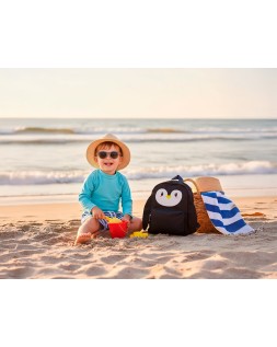 Mochila infantil imaginovo backpack buddies pinguino dos compartimentos poliester 280x90x200 mm