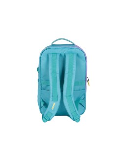 Mochila milan coleccion sunset 5 cremalleras 25 l turquesa 454x280x200 mm