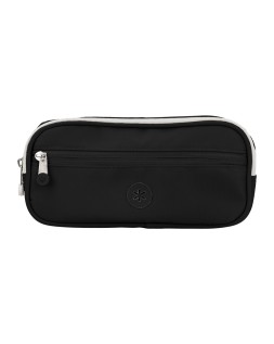 Estuche portatodo antartik fusion flex 3 cremalleras negro compañero mochila 100x60x220 mm