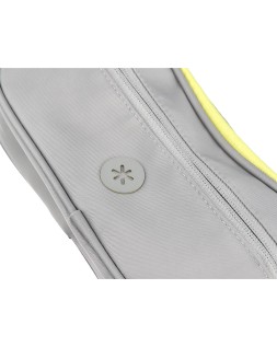 Estuche portatodo antartik fusion flex 3 cremalleras gris compañero mochila 100x60x220 mm