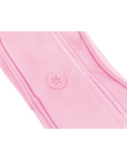 Estuche portatodo antartik fusion flex 3 cremalleras rosa compañero mochila 100x60x220 mm
