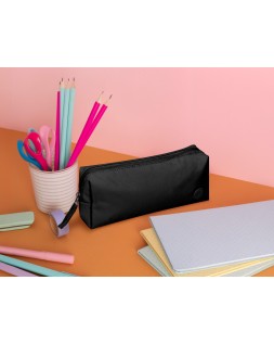 Estuche portatodo antartik basic pack 1 compartimento negro compañero mochila 80x55x210 mm