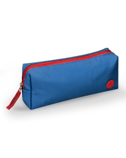 Estuche portatodo antartik basic pack 1 compartimento azul marino compañero mochila 80x55x210 mm