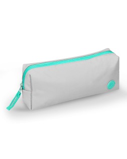 Estuche portatodo antartik basic pack 1 compartimento gris compañero mochila 80x55x210 mm