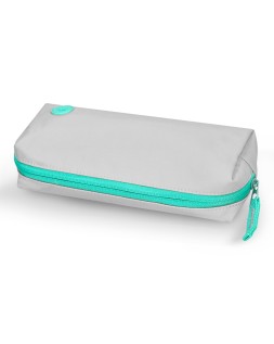 Estuche portatodo antartik basic pack 1 compartimento gris compañero mochila 80x55x210 mm